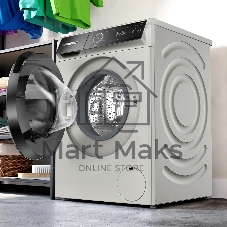 Стиральная машина Bosch WGB256AXME 8-Series полноразмерная загрузка 10кг, 1600 об/мин.,габариты:845 x 598 x 590 мм., i-Dos, мотор EcoSilence Drive, 4D Wash System,Easy Start Guide,AquaStop®, цвет серебристый