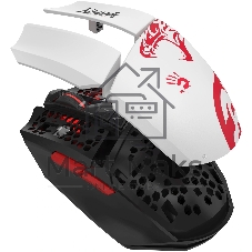 Мышь беспроводная A4Tech Bloody R36 Ultra черный/белый/красный, 12000dpi, USB, радиоканал, кнопки - 7