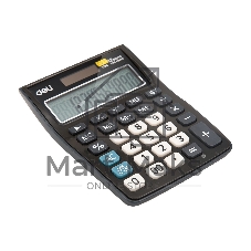 Калькулятор настольный Deli E1238 black черный 12-разр. 1003509