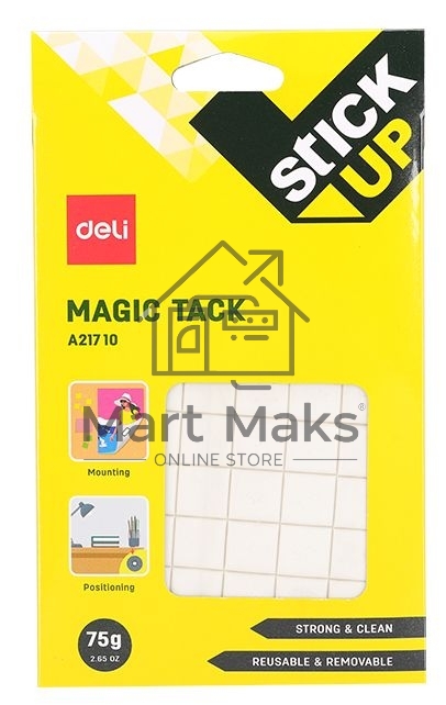 Пластины клеевые Deli EA21710 75гр корп.желтый блистер Stick UP