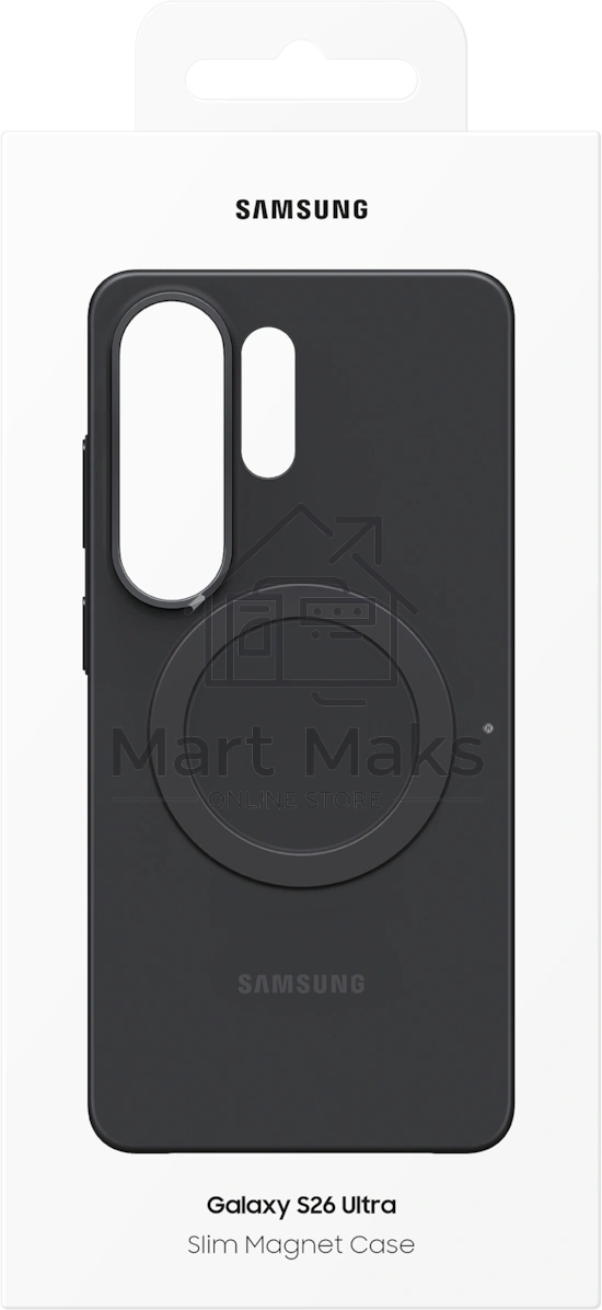 Чехол (клип-кейс) Samsung для Samsung Galaxy S26 Ultra Silicone Magnet Case with MagSafe черный (EF-SS948CBEGRU)