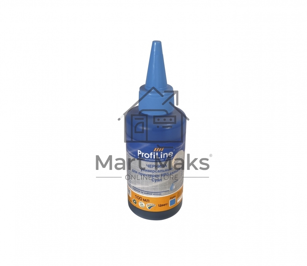 Чернила для принтеров HP/Lexmark универсальные Cyan 100 мл водн ProfiLine