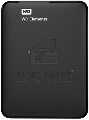 Внешний жесткий диск Western Digital Elements Portable WDBU6Y0040BBK-WESN 4ТБ 2,5