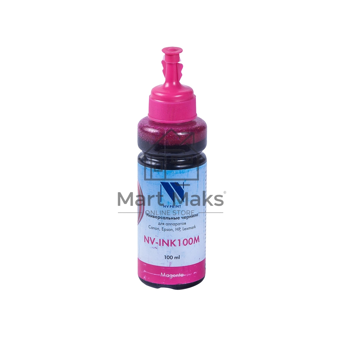 Чернила совместимые NV-INK100U Magenta универсальные на водной основе для аппартов Сanon/Epson/НР/Lexmark (100 ml) (Китай)