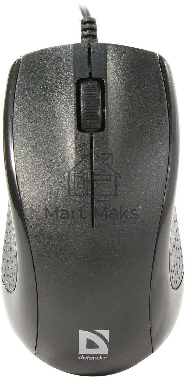 Мышь проводная Defender Optimum MB-160 черный, 1000 dpi, USB, кнопки - 3