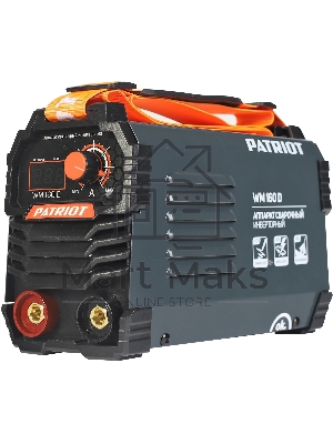 Сварочный аппарат Patriot WM160D инвертор ММА 6.8кВт