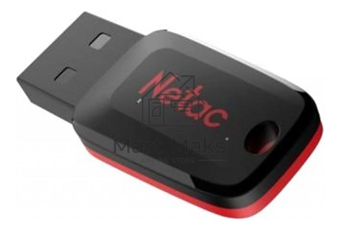 Флешка USB R/W R/W Netac U197 8Gb <NT03U197N-008G-20BK>, USB2.0, пластиковая, черная