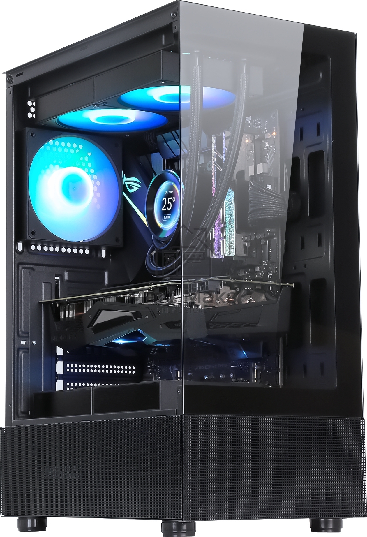 Компьютерный корпус AeroCool / Formula Crystal Z1 черный без БП ATX 2xUSB2.0 1xUSB3.0 audio bott PSU