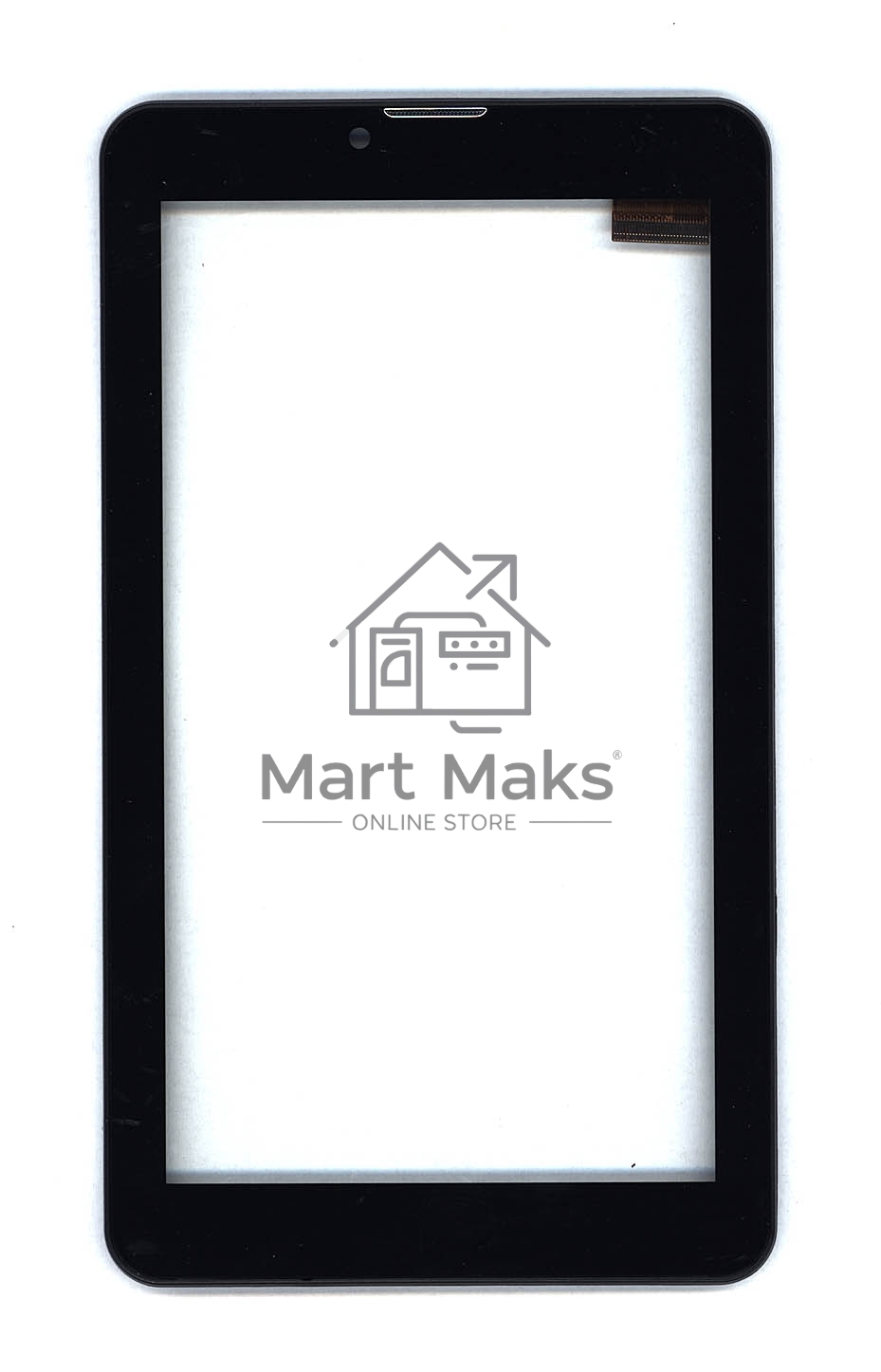 Сенсорное стекло (тачскрин) для Irbis TZ50/TZ52, черное с рамкой