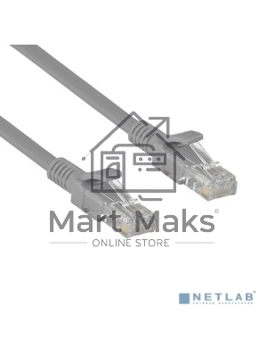 Патч-корд Exegate UTP-RJ45-RJ45-5e-CU-30M-GY, UTP, cat.5e, 30м, медь, серый