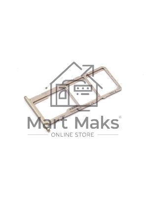 Лоток для SIM-карты Huawei Y5 2018 золотой