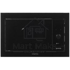 Встраиваемая микроволновая печь GORENJE BM235G1SYB черный 23 л, 900 Вт, переключатели - поворотный механизм/сенсор
