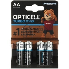 Батарея Opticell Turbo MAX LR6 AA (8шт) блистер