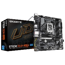 Материнская плата Gigabyte B760M DS3H GEN5, LGA 1700, Intel B760, 4xDDR5, 4xSATA, 2xM.2, 1xPCIe 5.0 x16, 2xPCIe 3.0 x1, 1xVGA, 1xHDMI, 2xDP, 1x2.5Gb LAN, 1xUSB-C 10Gbps, 3xUSB-A 5Gbps, 2xUSB-A 2.0, 1xPS/2, 3x3.5 мм, 7.1, mATX