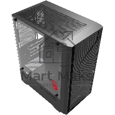 Корпус Bloody CC-124-BK, Mini-Tower, чёрный