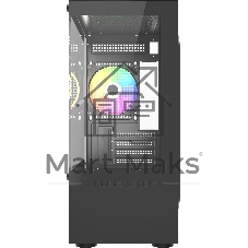 Компьютерный корпус Accord ACC-285-02B черный без БП mATX 1x120мм 1xUSB 2.0 1xUSB 3.0 1xUSB3.1 audio