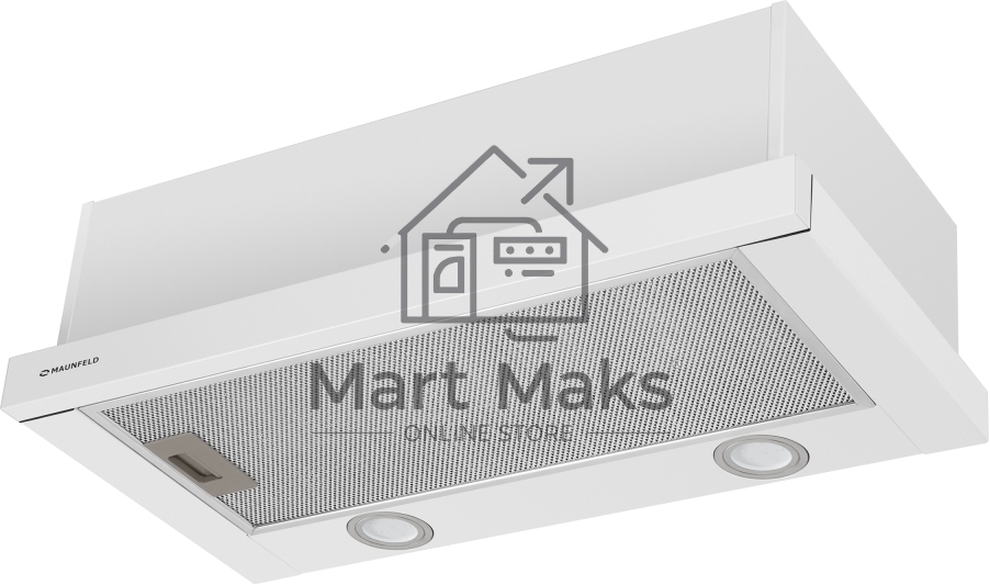 Вытяжка встраиваемая Maunfeld VS Light 50 белый, 50 см, 520 куб. м/ч, 56 дБ