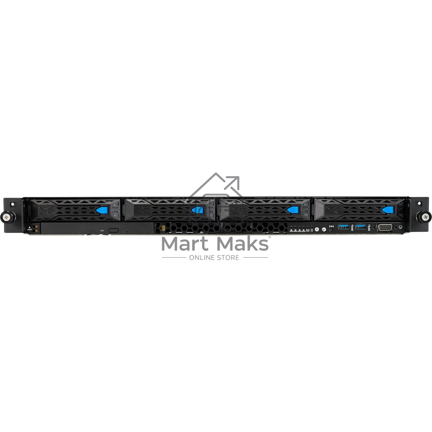 Платформа Asus RS300-E11-RS4 1U, LGA1200, 4xDDR4, 4x3.5 (1xSFF8643, 2xOcuLink on the backplane,), DVDRW, 2x1GbE, 1xM.2 SATA/PCIE 2280, optional ASMB10-iKVM, HDMI (from CPU), 2x450W