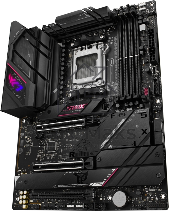 Материнская плата ASUS ROG STRIX B650E-E GAMING WIFI, AM5, AMD B650, 4xDDR5, 4xSATA, 4xM.2, 1xPCI-E 4.0 x4, 1xPCI-E 5.0 x8, 1xPCI-E 5.0 x16, 1xDP, 1xHDMI, 1x 2.5Gb LAN, 4xUSB-A 3.2 Gen 2, 6xUSB-A 3.2 Gen 2, 1xUSB-C 3.2 Gen 2, 1xUSB-C 3.2 Gen 2x2, 5x3.5 мм