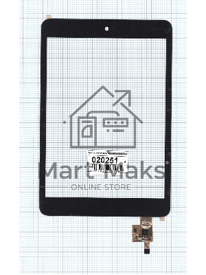 Сенсорное стекло (тачскрин) DPT 300-L4541B-B00 черное