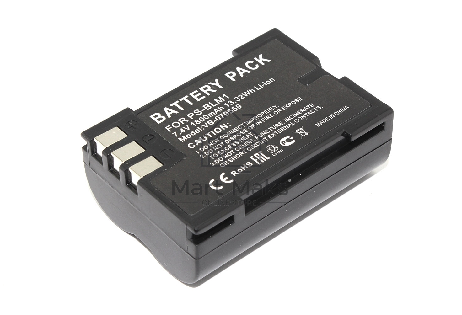 Аккумуляторная батарея для фотоаппарата Olympus C-5060 (PS-BLM1) 7,4V 1800mAh