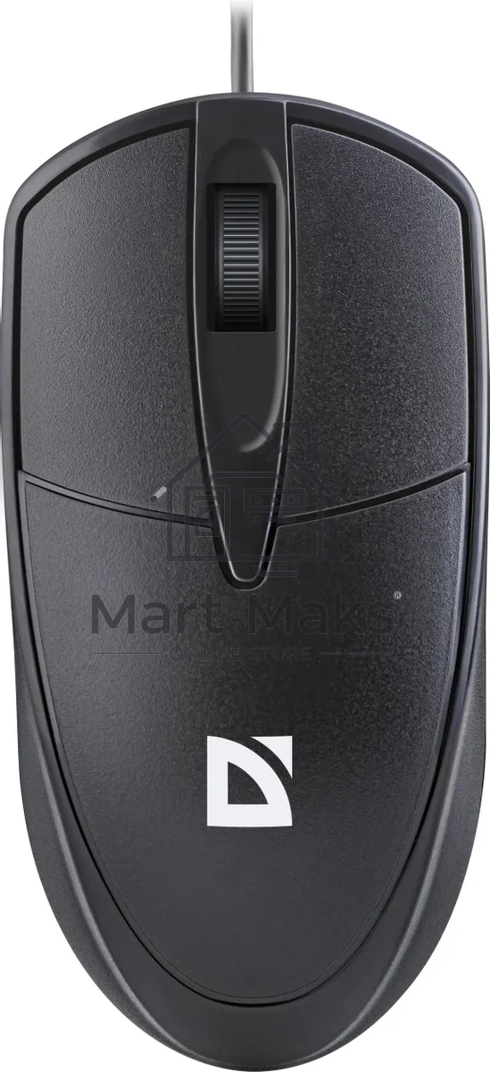 Мышь проводная Defender Trace MB-989 черный, 1000 dpi, USB, кнопки - 3