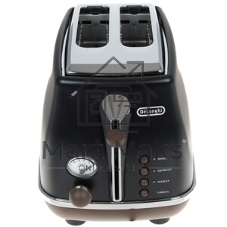 Тостер DeLonghi CTOV2103.BK черный, 900 Вт, 2 слота