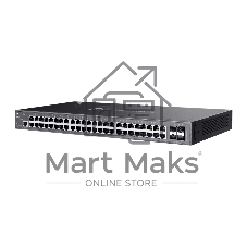 Коммутатор Jetstream 48-port gigabit L2+ managed switch with 4-gigabit uplink ports, 48 10/100/1000Mbps RJ-45 port, 4 1000Mbps SFP slots