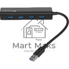Концентратор USB Defender Quadro Express, USB 3.0, USB 4 порта, USB