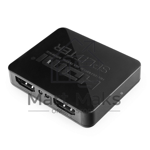 Разветвитель HDMI Cablexpert DSP-2PH4-03, HD19F/2x19F, 1 компьютер => 2 монитора, Full-HD, 3D, 1.4v