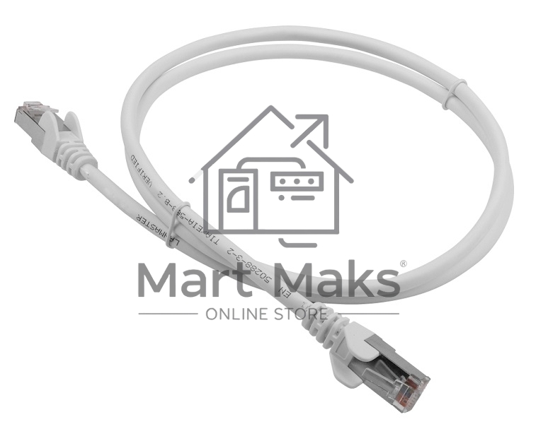 Кабель Патч-корд Lanmaster FTP LAN-PC45/S5E-0.5-GY вилка RJ-45-вилка RJ-45 кат.5е 0.5м серый LSZH (уп.:1шт)
