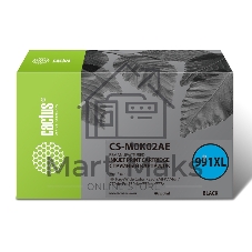 Картридж струйный Cactus CS-M0K02AE (991XL) черный (465 мл) для HP PageWide755dn;MFP774dn/779dn;Pro750dw/772dn Картридж струйный Cactus CS-M0K02AE (991XL) черный (465 мл) для HP PageWide755dn;MFP774dn/779dn;Pro750dw/772dn
