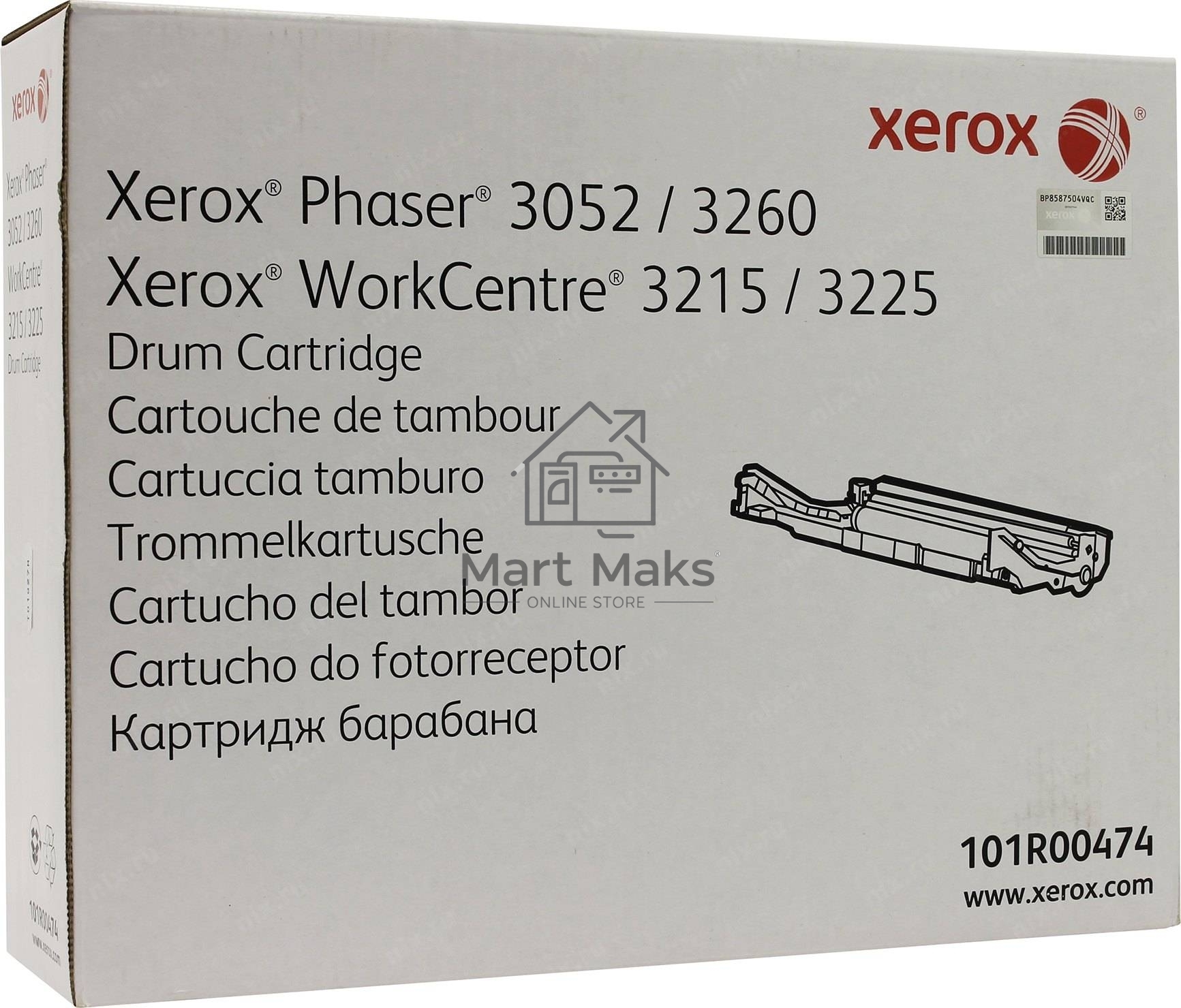 Драм-картридж Xerox 101R00474 черный для Xerox Phaser 3052/3260/WC 3215/25 10000 стр.(Channels)
