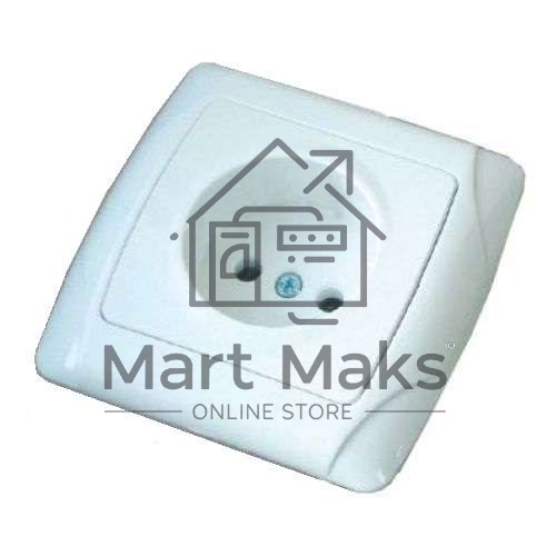 Розетка 1-м СП Маргарита 16А IP20 бел. Universal М0022