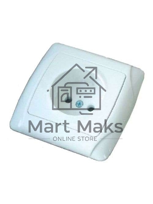 Розетка 1-м СП Маргарита 16А IP20 бел. Universal М0022