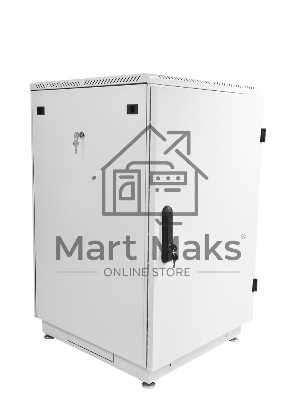 Шкаф телеком. напольный 18U (600x800) дверь металл (ШТК-М-18.6.8-3AAA) (2 коробки)