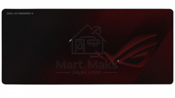 Игровой коврик для мыши ASUS ROG Scabbard II (900 x 400 x 3 mm, резина, тканый материал, cиликон, 90MP00S0-B0UA00)