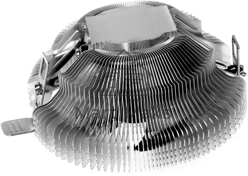 Кулер Cooler ID-Cooling DK-01S серебристый/черный 80мм алюминий 2200rpm 24db 3-pin 65W