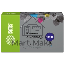 Картридж струйный Cactus CS-EPT693200 (T6932) голубой (350 мл) для Epson SureColor SC-T3000/T3070/T3200/T5000/5200