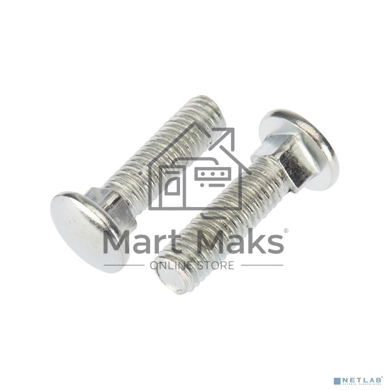 Болт мебельный KRANZ DIN 603, 8х30, пакет (4шт.)