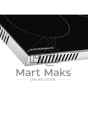 Встраиваемая варочная панель ECS 702 электрическая, 75 см, 5 конфорок, черный цвет