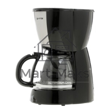 Кофеварка капельная Vitek VT-1503 черный, исп. кофе - молотый, 1.2 л, 900 Вт.