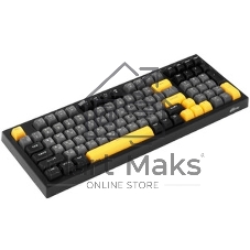 Клавиатура проводная Ritmix RKB-598BL Gray серый-голубой