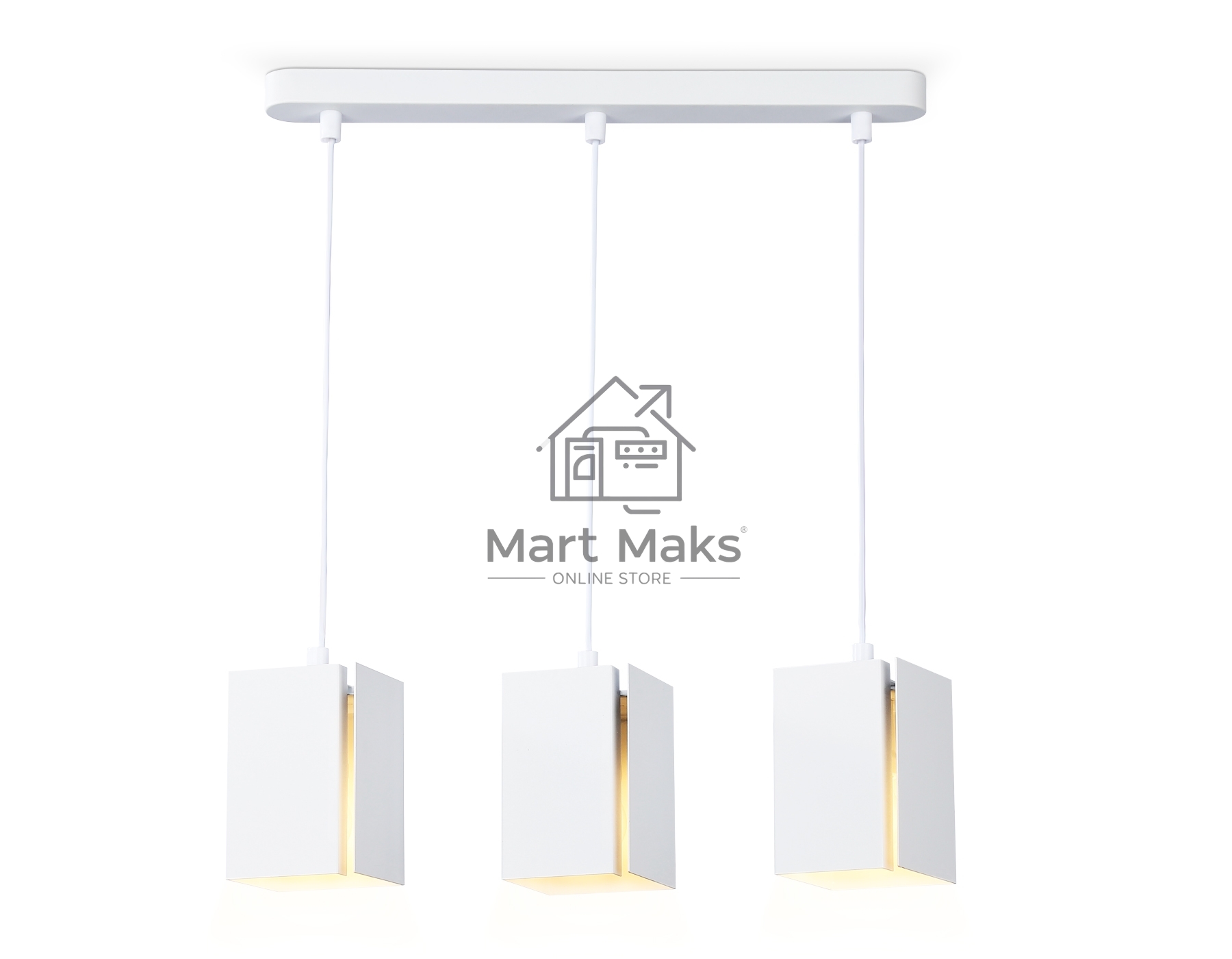 Светильник подвесной TN5138/3 WH белый E27/3 max 40W 400*80*1150