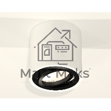 Светильник Ambrella Light XS7531002 SWH/PBK белый песок/черный полированный MR16 GU5.3 (C7531, N7002)