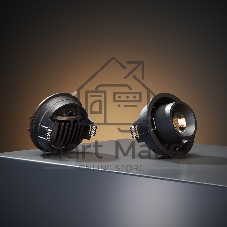 25086/LED 8W 4000K чёрный / Потолочный светодиодный светильник