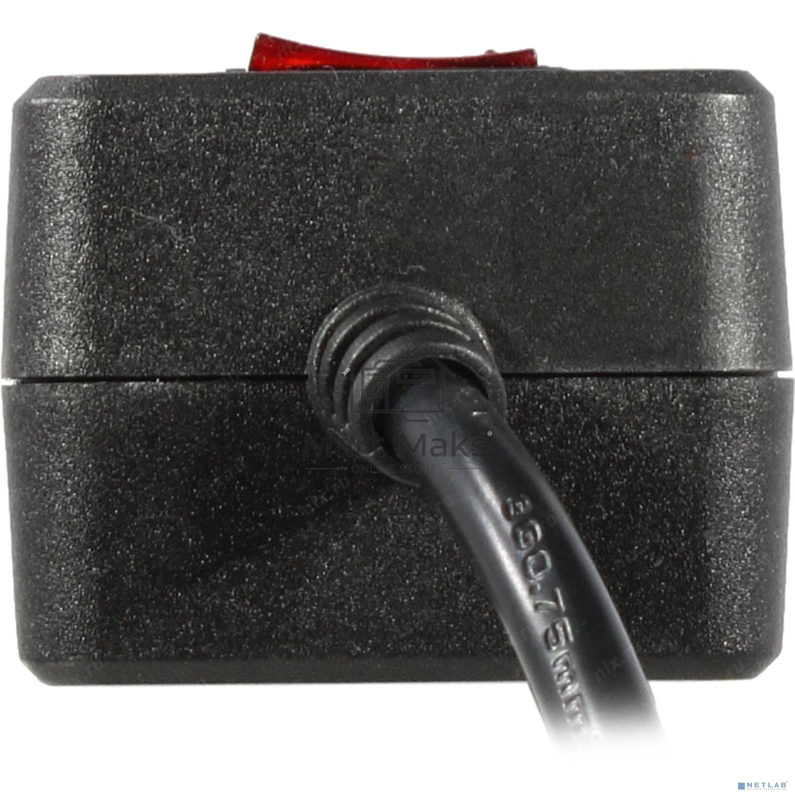 Сетевой фильтр 5bites GARDA SP4B-510 4S / 3*0.75MM2 / 1M / BLACK
