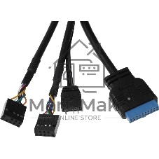Компьютерный корпус Azza Celesta F черный без БП ATX 5x120мм 5x140мм 2xUSB 2.0 1xUSB 3.0 audio bott PSU