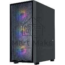 Корпус ZALMAN S6, ATX, BLACK, WINDOW, 2xCombo (3.5