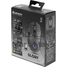 Мышь беспроводная Defender Glory GM-514 черный, 3200 dpi, радиоканал, USB, кнопки - 7